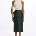 Gonna pareo con rouches MOD.2258 VERDE aspesi 