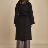 cappotto vestaglia double collo grande CARRIE ROSE  IO111048 BR291 ivy oak 