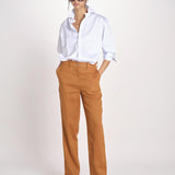 Pantalone over 16P013LI011 P632 CHESTNUT ines de la fressange 