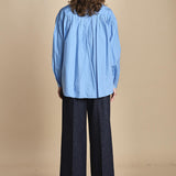 camicia con nervature e rouches FA BLUE laurence bras 