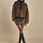 peacoat corto BERAM 1HVA25-V03738 MILITARE vanessa bruno 
