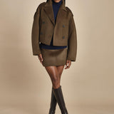 peacoat corto BERAM 1HVA25-V03738 MILITARE vanessa bruno 