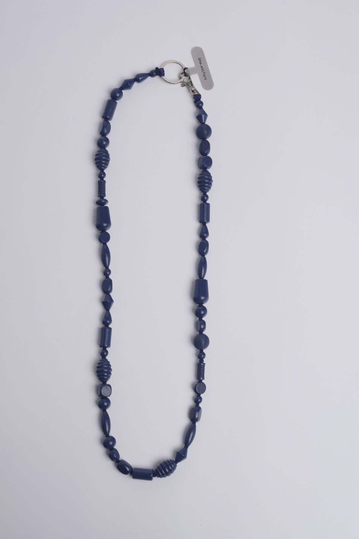 Porta telefono perline PHONENECKLACE BLUEBERRY ina.seifart 