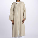 1632 cappotto lungo lino doppiato 1632 NATURAL dusan 