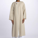 1632 cappotto lungo lino doppiato 1632 NATURAL dusan 