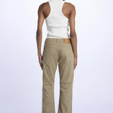 Denim LINDY combo stretto cropped LINDY KHAKI true avenue 