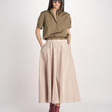 gonna a ruota in nylon 5N23 01047 BEIGE aspesi 