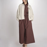 cardigan in lana over MELTEM NATURAL sofie d'hoore 