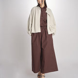 cardigan in lana over MELTEM NATURAL sofie d'hoore 