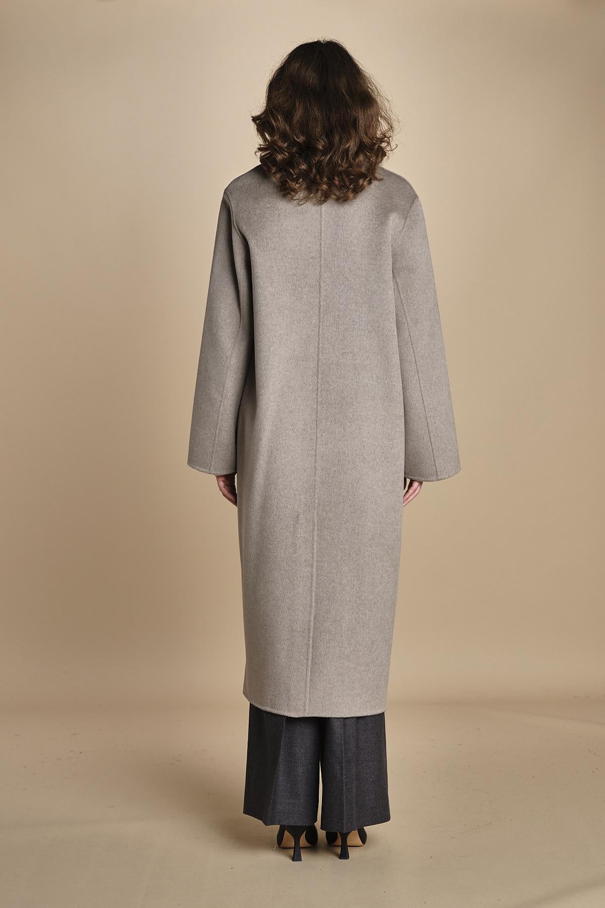 CLARA cappotto doppiopetto IO1111105 BE457 ivy oak 