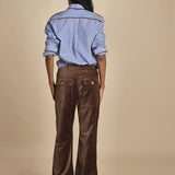 pantaloni 4 tasche in velluto liscio TWIGGY MJD211AAC1116 CHBRO jejia 