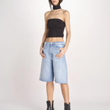 top bustier con collo VIVIAN NERO undress code 