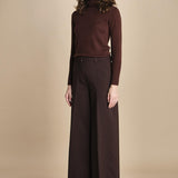 pantalone palazzo TLWC3101W0206ABTPB BROWN T0215 the latest 