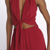 Top con nodo 41352-412 LAMPONE federica tosi 