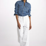 Denim FATA tascone cotone FATA COTONE IVORY true avenue 
