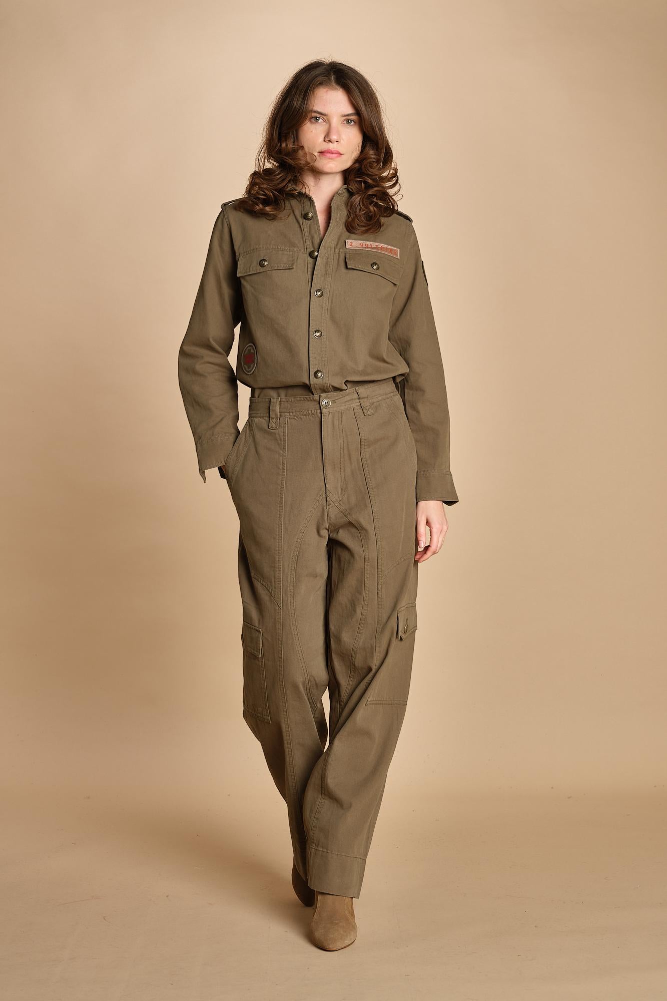 pantalone cargo. WWPA01857 LEAVES 308 zadig & voltaire 