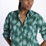 Camicia COQUILLAGES KIPRO 520K terre rouge 