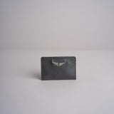 porta carte in pelle martellata LWSG00001 NOIR 001 zadig & voltaire 