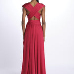 ALLUIM DRESS abito lungo ALLIUM RED nash 