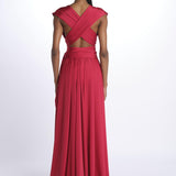 ALLUIM DRESS abito lungo ALLIUM RED nash 
