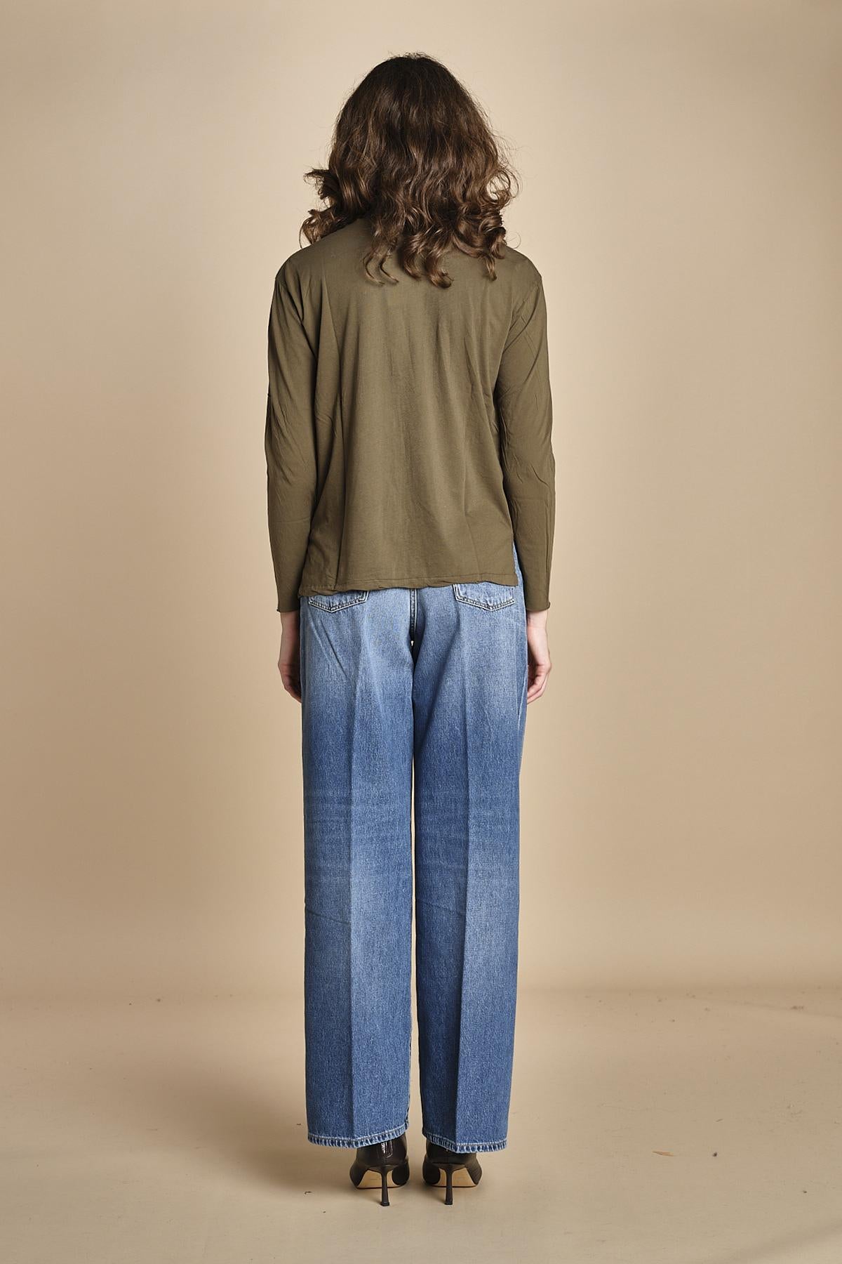 TACY camicia in jersey BETB500 MILITARY hartford 