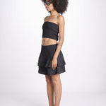 minigonna balze PANOLIBL NOIR laraethnics 