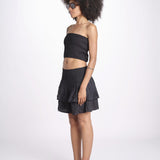 minigonna balze PANOLIBL NOIR laraethnics 