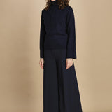 maglia mezza zip MIL14 25030 BLU milaura 