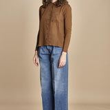TACY camicia in jersey BETB500 WALNUT hartford 