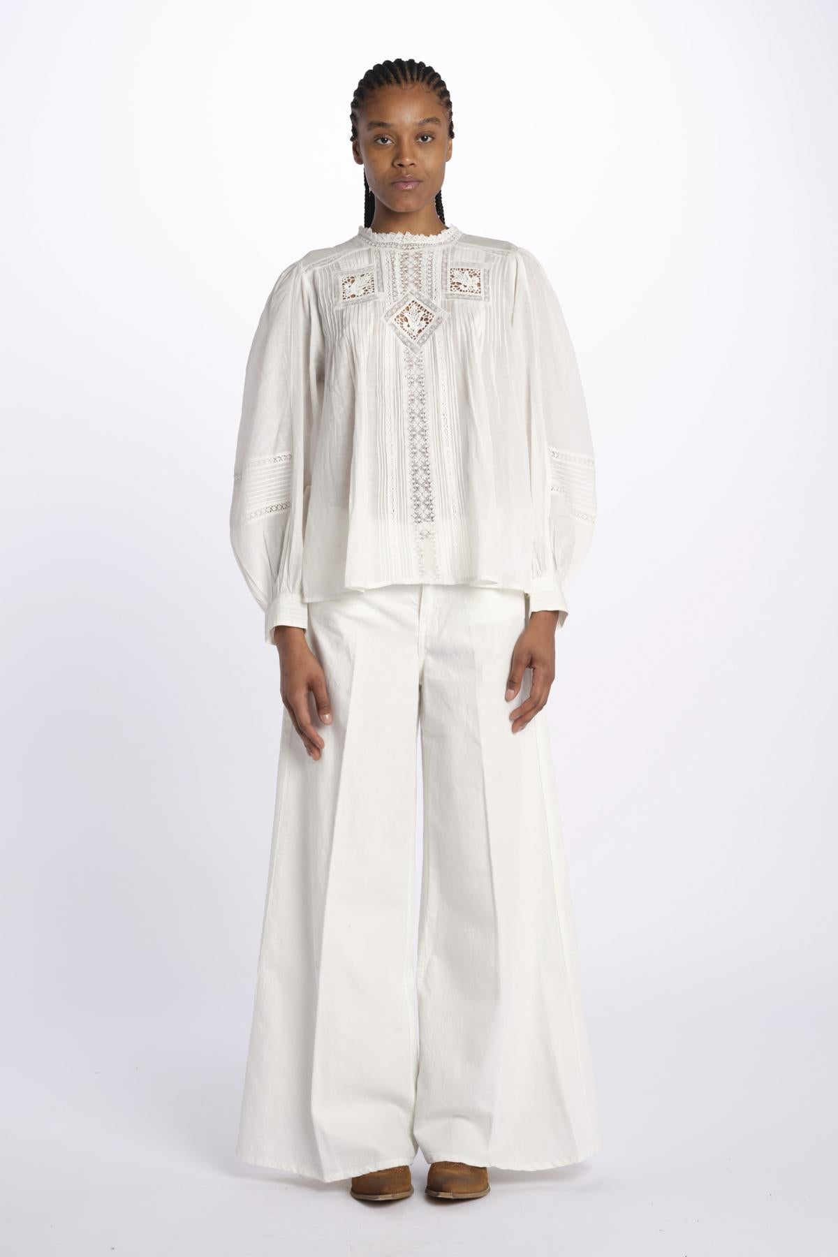 Camicia m/l pizzo CALIN BLANC001 vanessa bruno 