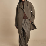 cappotto doppiopetto panno CROSS MINK sofie d'hoore 