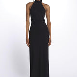 MYLA abito lungo scollo americana MYLA BLACK amazuìn 