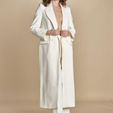 cappotto lungo smoking JIL ANN  IO1100X9049 WH011 ivy oak 