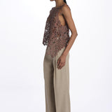 Gilet ILENIA fiore uncinetto ILENIA7710980867 48 quelledue 