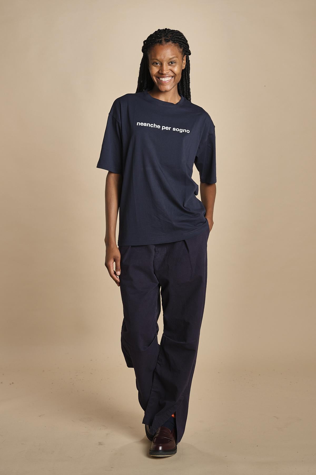 t-shirt con scritta Z800 01098 aspesi 