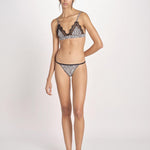 reggiseno triangolo in satin con pizzo LOVE LACE L25101005 ZEBRA PRINT love stories 