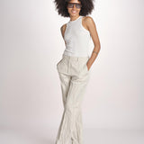 pantalone gessato 0142 22042 NATURALE aspesi 