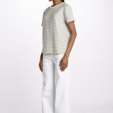 T-shirt girocollo spugna righe SKY DREAMERS BIANCO howlin' 