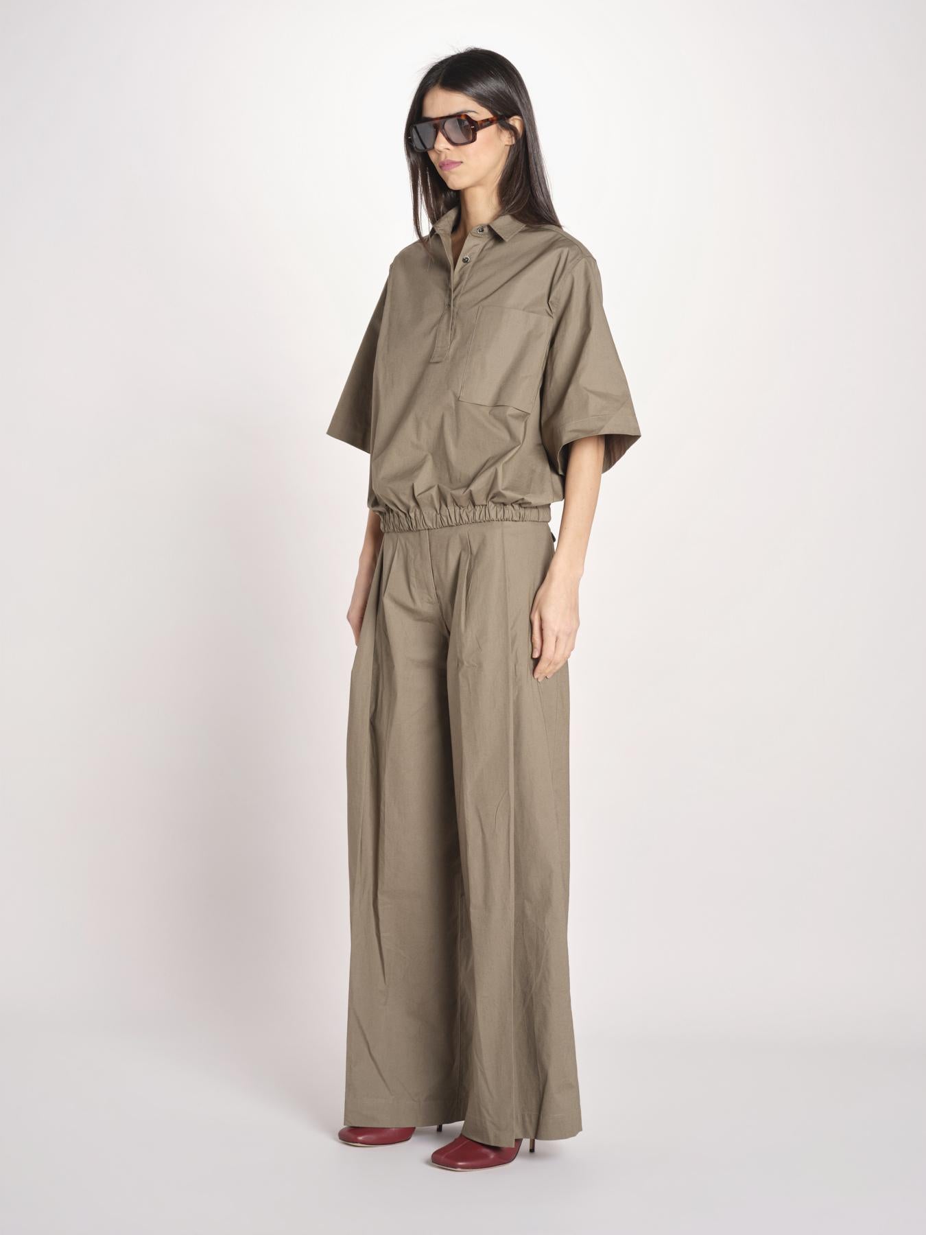 polo manica corta con elastico TYCHE TYCO2 OLIVA nine in the morning 