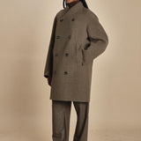 cappotto doppiopetto panno CROSS MINK sofie d'hoore 