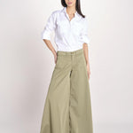 pantalone over 4 tasche GRACE XG02 169 OLIVA ps don't forget me 