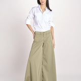pantalone over 4 tasche GRACE XG02 169 OLIVA ps don't forget me 
