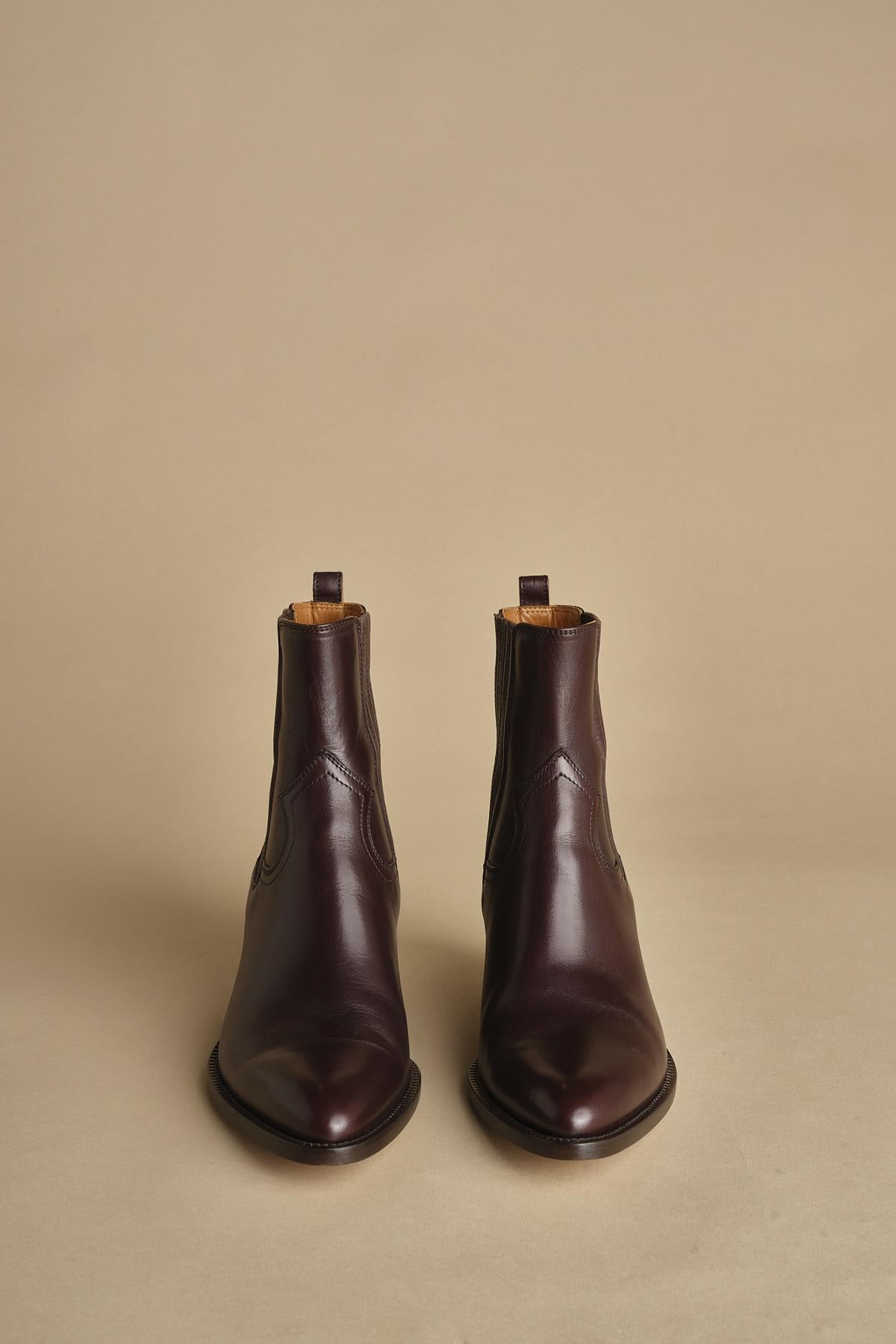stivaletto texano. B10190ETRU-DC 03 EBONY buttero 