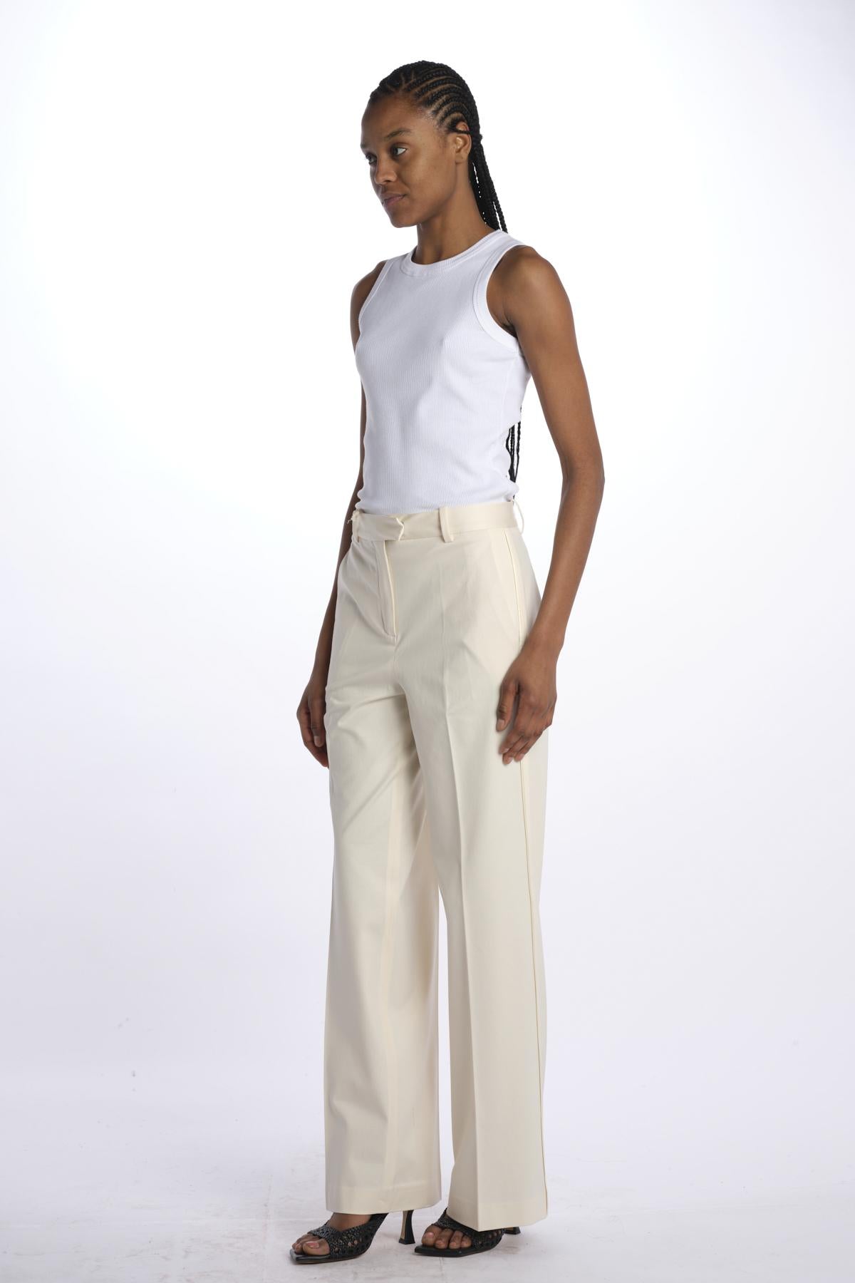 Pantaloni filo scozia 3418 AVORIO circolo 1901 