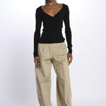 Cardigan GILI costine 5539106 BLACK herskind 