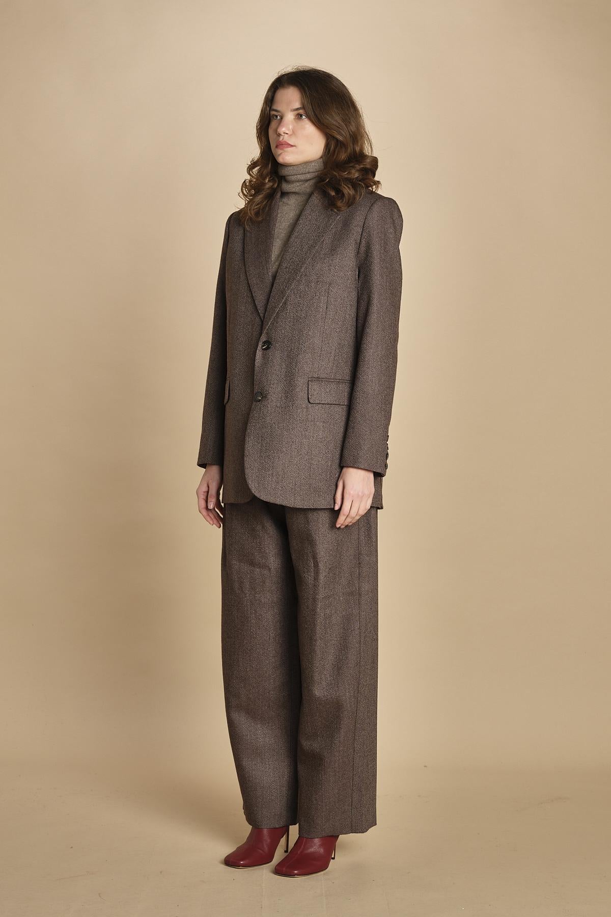 blazer over due bottoni occhio di pernice. VES0049 MAR1025 soeur 