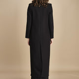 cappotto lungo smoking JIL ANN  IO1100X9049 BK999 ivy oak 