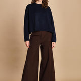 girocollo rasato MIL13BIS 25030 BLU milaura 