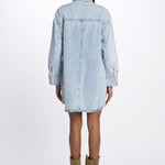 Mini abito THE SHIRT DRESS denim WP25DDR002 ETTIE frame 