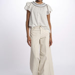 CATHY camicia check con collo arricciato CATHY C1316 bellerose 